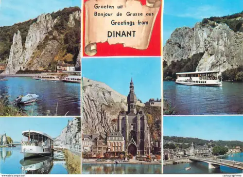 A5748 Belgium Dinant multi view souvenir