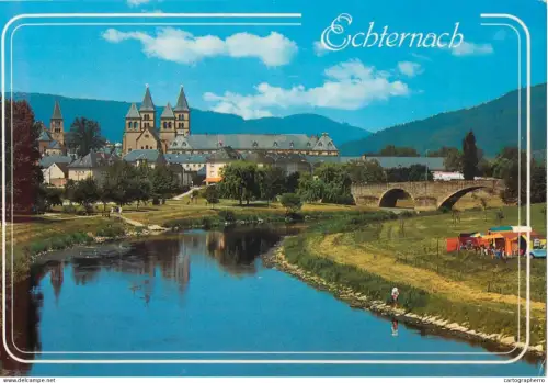 A5747 Luxembourg Echternach panorama avec la Sure