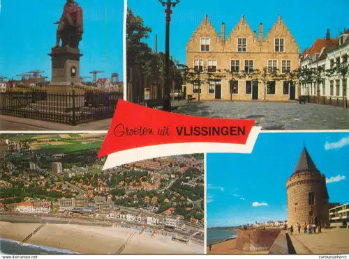 A5747 Netherlands Groeten uit Vlissingen multi view