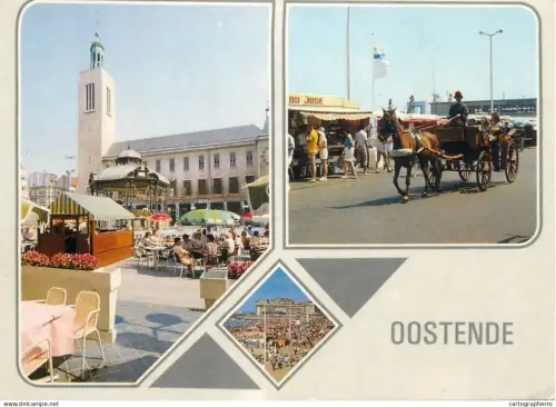 A5746 Belgium Groeten uit Oostende several views