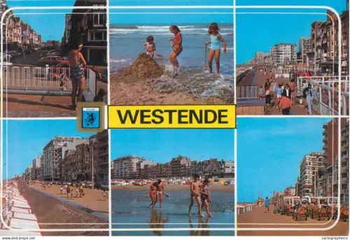 A5746 Belgium Groeten uit Westende multi view