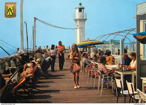 A5746 Belgium Oostende jetty lighthouse types and scenes