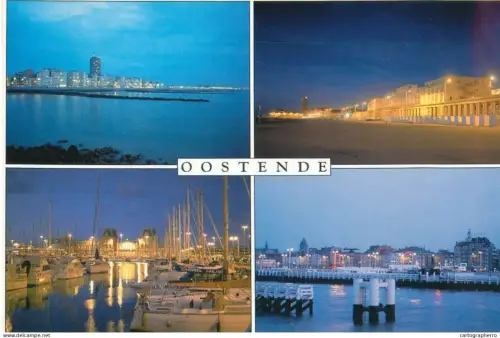 A5746 Belgium Greetings from Oostende different sights and sites