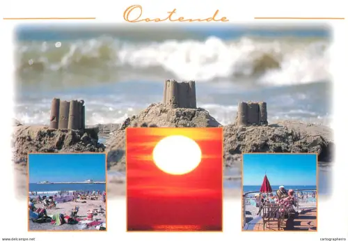 A5746 Belgium Greetings from Oostende different aspects