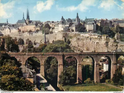 A5746 Luxembourg vue generale avec le Rocheur du Bock