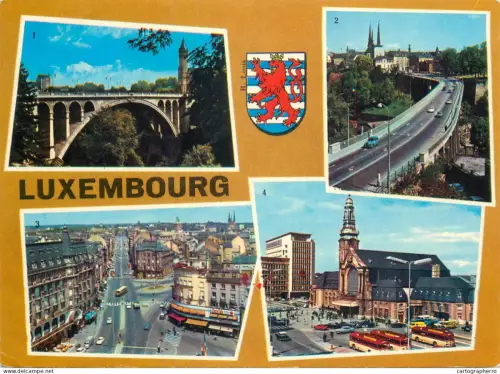 A5746 Luxembourg multi view souvenir