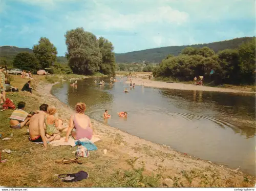 A5745 Belgium Barvaux sur Ourthe river scenery