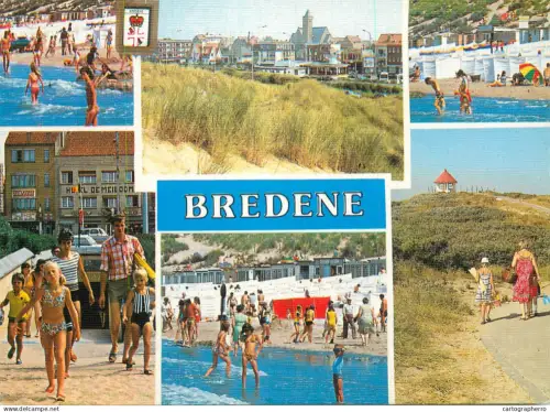 A5745 Belgium Groeten uit Bredene multi view
