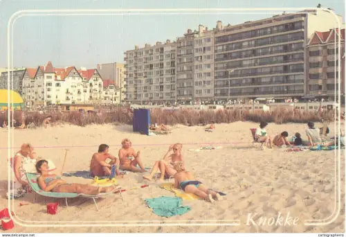 A5745 Belgium Knokke beach view types and scenes