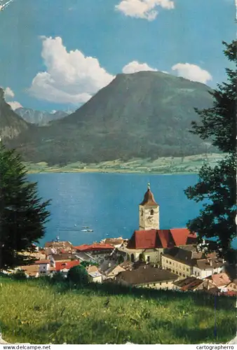 A5744 Austria Wolfgangsee Salzkammergut picturesque scenery