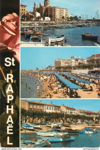 A5744 France Cote d'Azur  Saint Raphael (Var) several views