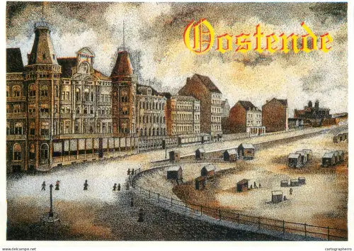 A5743 Belgium Oostende Albert I promenade Camile Gessel