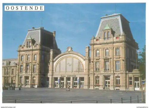 A5743 Belgium Oostende Stationsplein Anno 2001