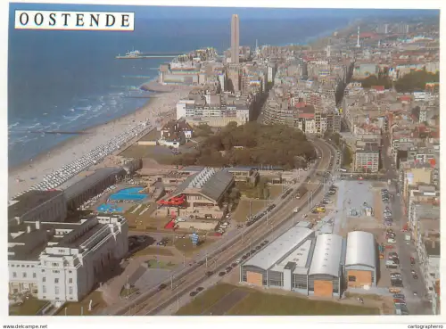 A5743 Belgium Oostende aerial view