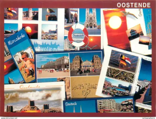 A5743 Belgium Groeten uit Oostende multi view