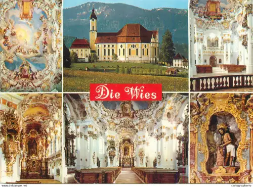 A5743 Germany Steingaden Die Wies Wallfahrtskirche several aspects