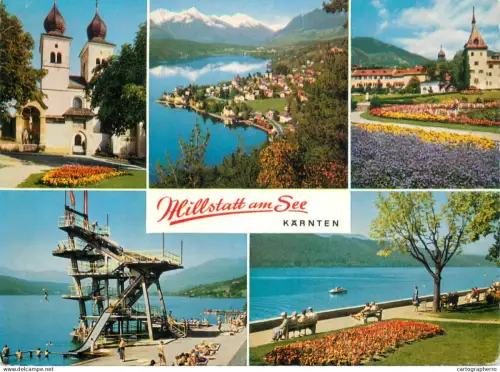 A5742 Austria Millstatt am See Karnten different views
