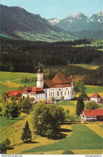 A5742 Germany Steingaden Die Wies Wallfahrtskirche panorama