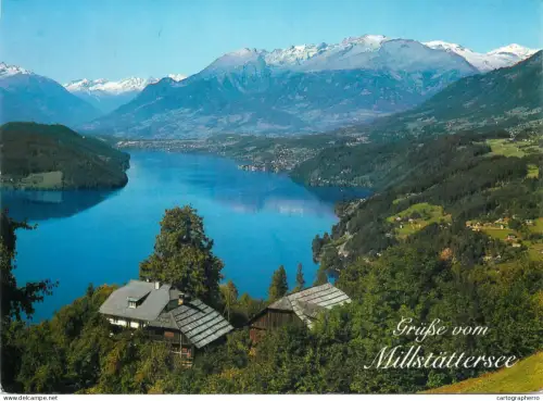 A5742 Austria Grusse vom Millstattersee panorama
