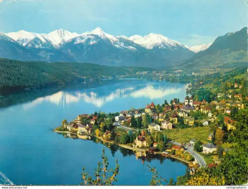 sA5742 Austria Karnten Millstatt am See mit Krreuzeck Gruppe