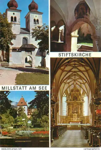sA5742 Austria Karnten Stiftskirche am Millstatt am See different views