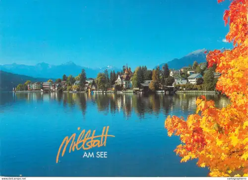 A5742 Austria Millstatt am See Karnten autumn colours and lake scenery