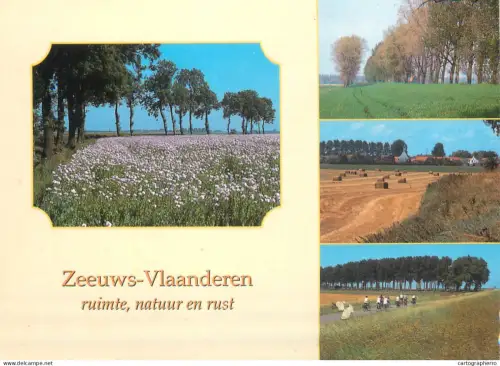 A5742 Netherlands Zeeuwsch Vlaanderen several sights