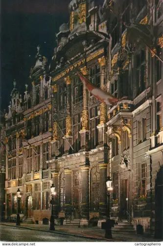 A5741 Belgium Bruxelles Grand Place vue de nuit