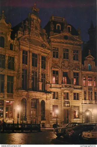 A5741 Belgium Bruxelles Grand Place bei Nacht