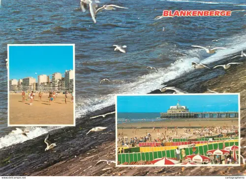 A5741 Belgium Groeten uit Blankenberge several views
