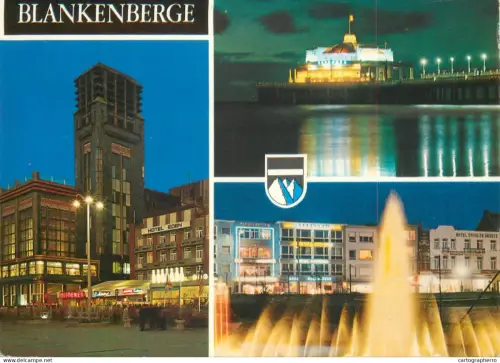 A5741 Belgium Blankenberge several nocturnal aspects