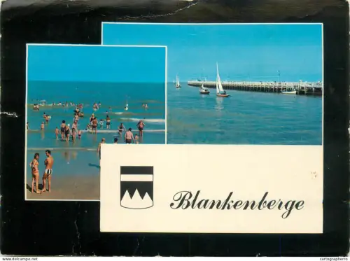 A5741 Belgium Blankenberge beach littoral types and scenes