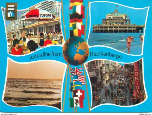 A5741 Belgium Bonjour de Blankenberge multi view