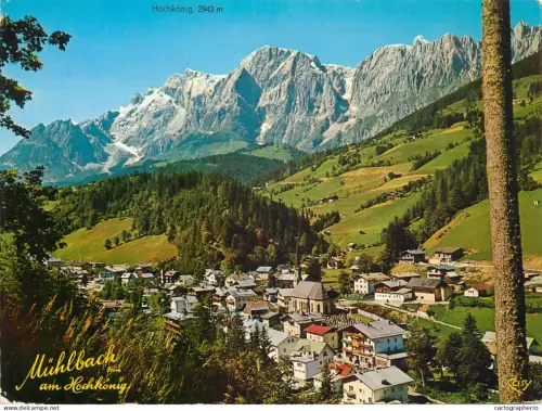 A5741 Austria Salzburger Land Muhlbach panoramic view
