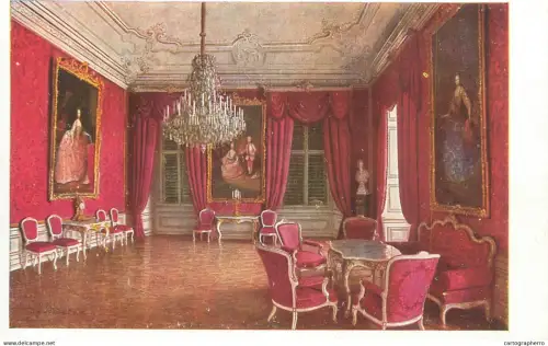 A6197 Austria Schönbrunn Palace Old Imperial Castle corner room of the Archduke Francis Charles
