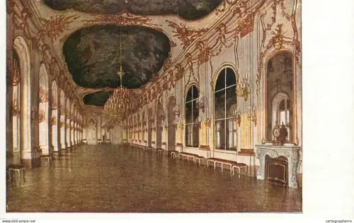 A6197 Austria Schönbrunn Palace Old Imperial Castle great lobby