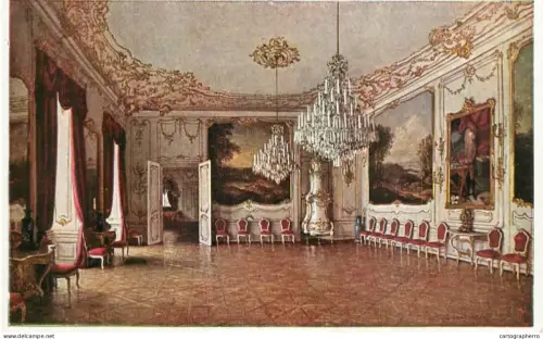 A6197 Austria Schönbrunn Palace Old Imperial Castle Rosa Room