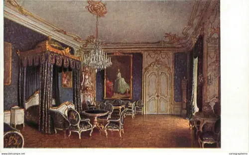 A6197 Austria Old Imperial Castle bedchamber