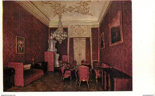 A6197 Austria Old Imperial Castle bedroom of the Emperor Francis-Joseph
