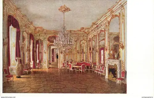 A6197 Austria Old Imperial Castle mirrer hall