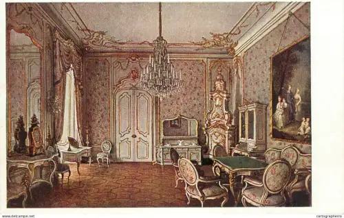 A6197 Austria Old Imperial Castle dressing room