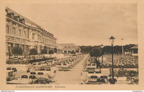 A6195 AK Germany Hannover Terrasse