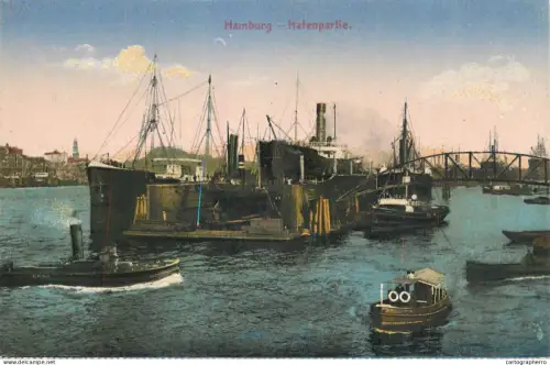 A6195 AK Allemagne Hamburg Hafenpartie