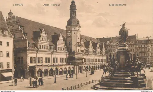 A6195 AK Allemagne Leipzig Rathaus