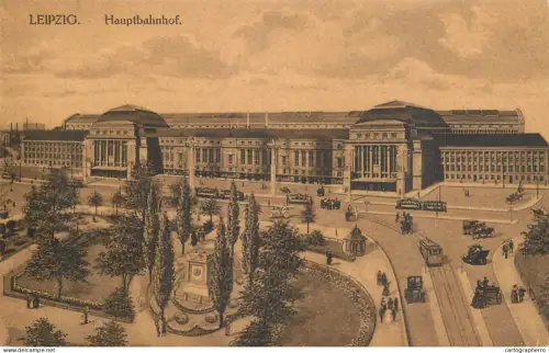 A6195 AK Allemagne Leipzig Hauptbahnhof