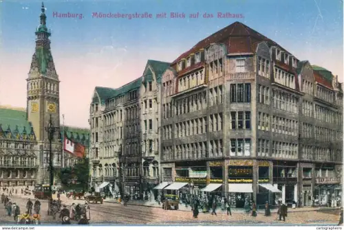 A6196 AK Germany Hamburg Monckebergstrasse Rathaus
