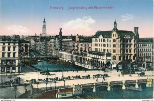A6196 AK Germany Hamburg Jungfernstieg