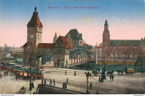 A6196 AK Germany Hamburg Brucke
