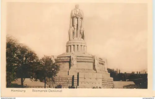 A6196 Germany Hamburg Bismarck Denkmal