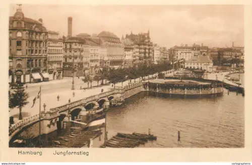A6196 Germany Hamburg Jungfernstieg